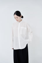 Omi-sarashi cotton shirt_White