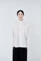 Omi-sarashi cotton shirt_White