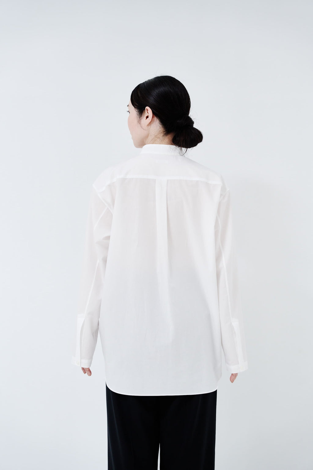 Omi-sarashi cotton shirt_White