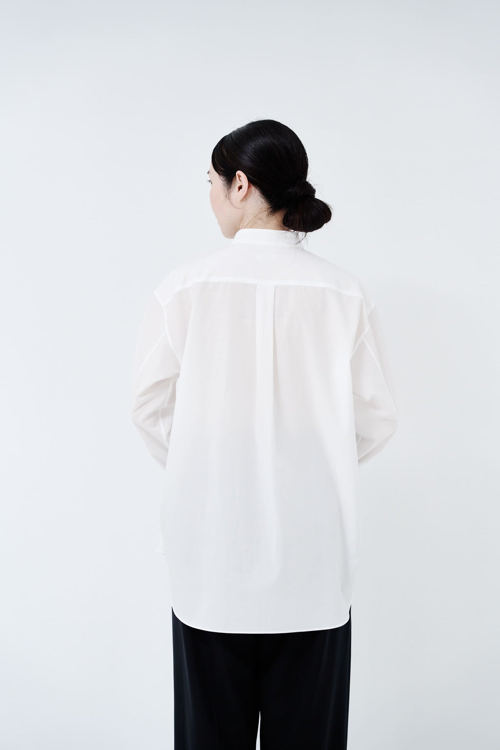 Omi-sarashi cotton shirt_White