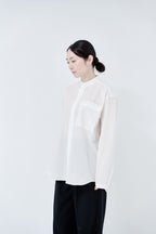 Omi-sarashi cotton shirt_White