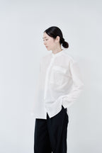 Omi-sarashi cotton shirt_White