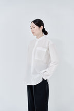 Omi-sarashi cotton shirt_White