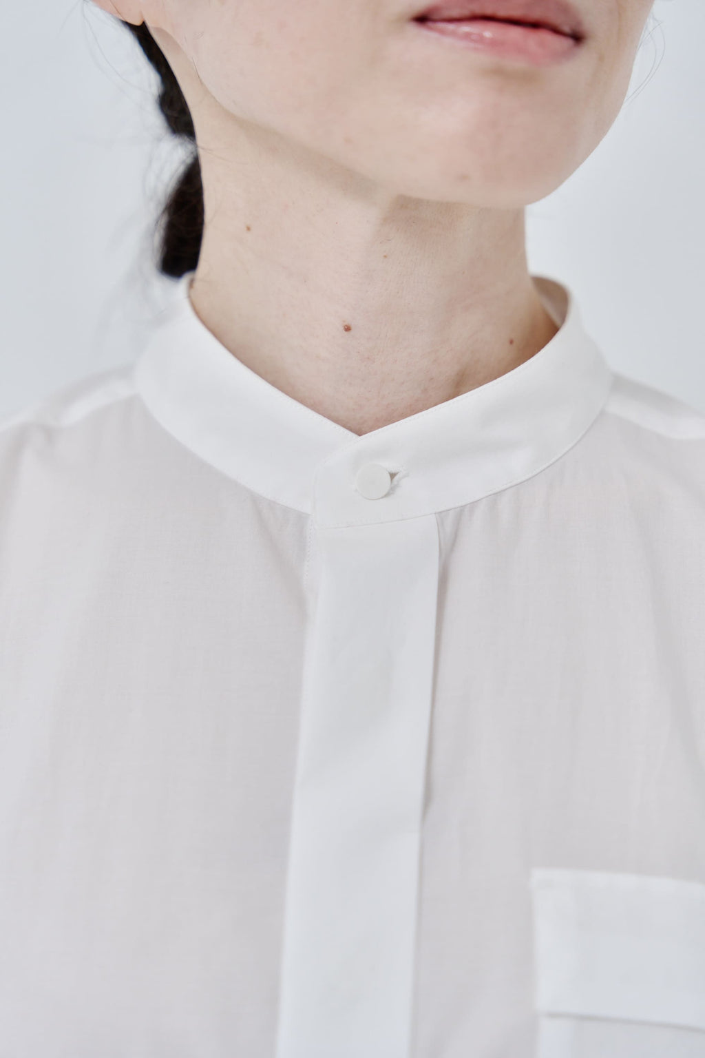 Omi-sarashi cotton shirt_White
