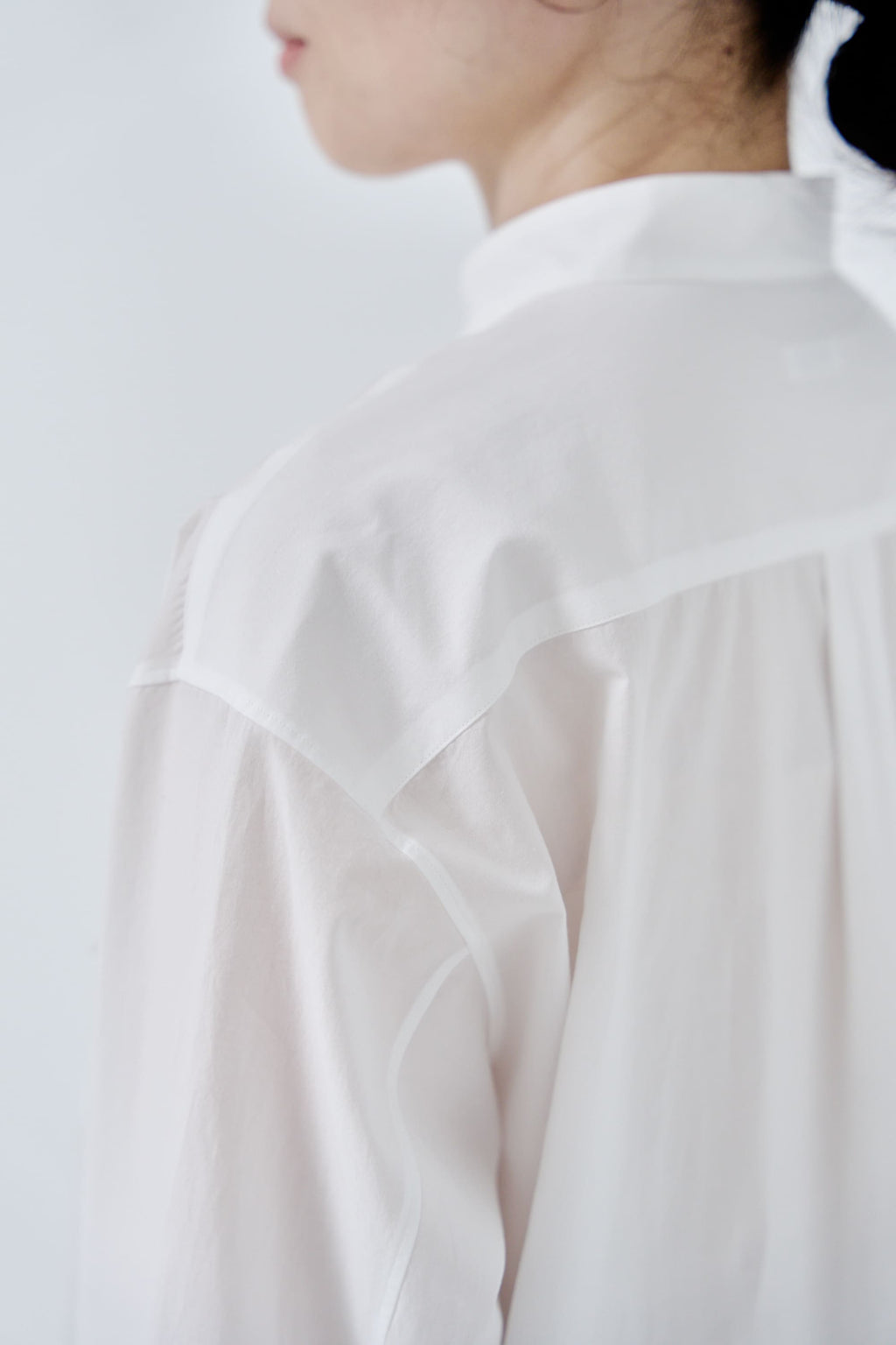 Omi-sarashi cotton shirt_White
