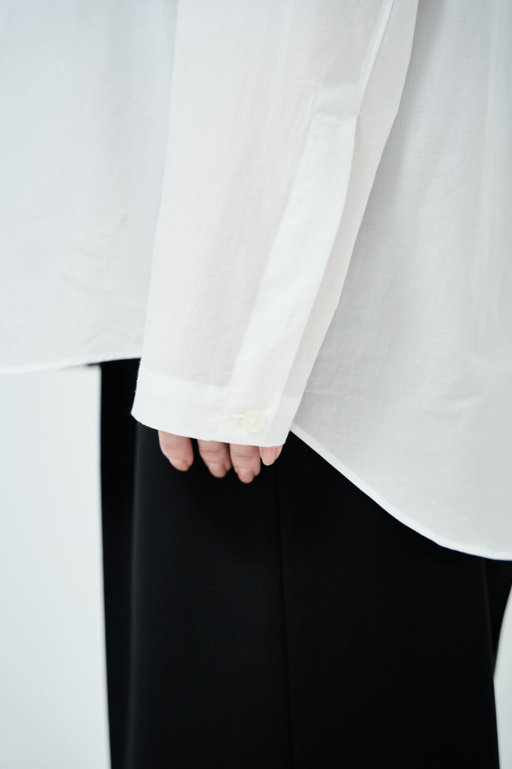 Omi-sarashi cotton shirt_White