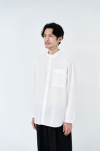 Omi-sarashi cotton shirt_White