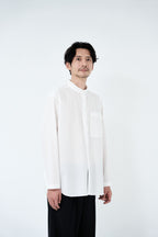 Omi-sarashi cotton shirt_White