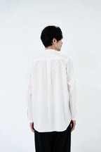 Omi-sarashi cotton shirt_White