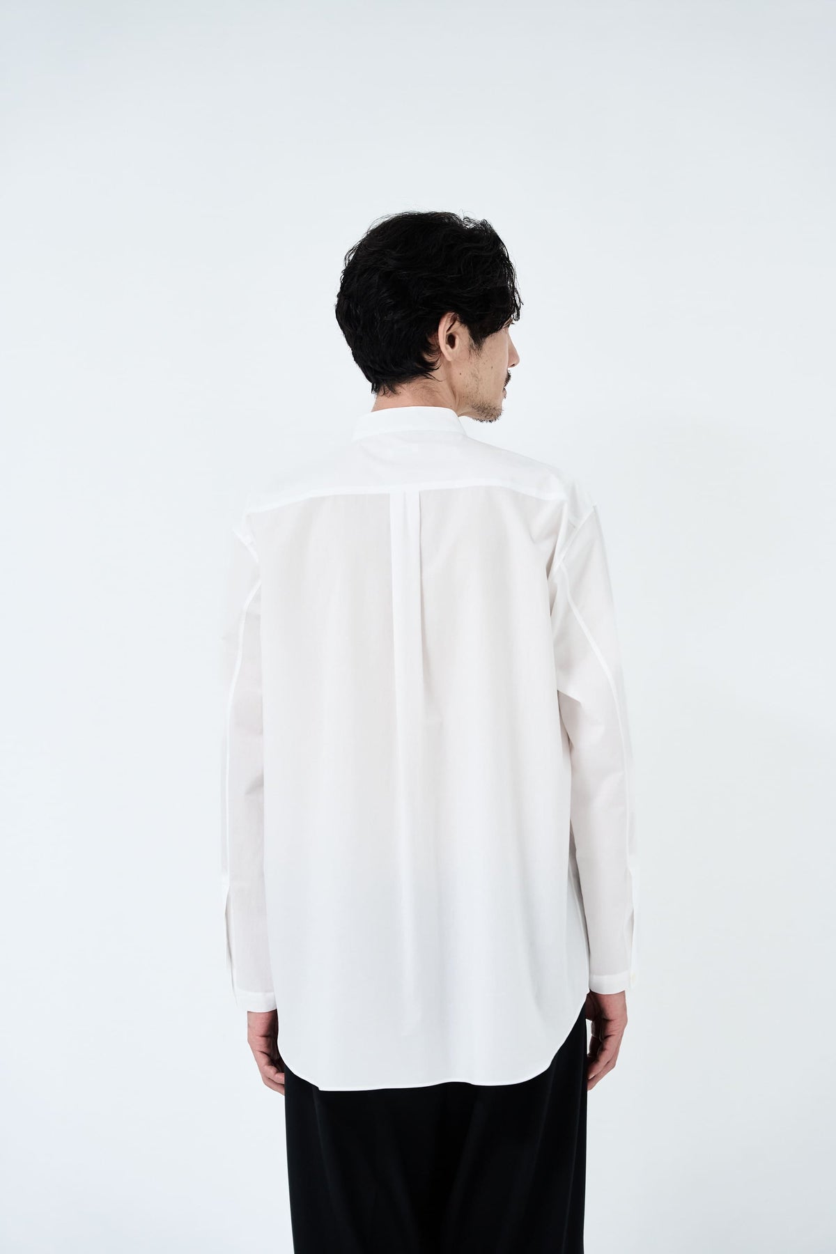 Omi-sarashi cotton shirt_White
