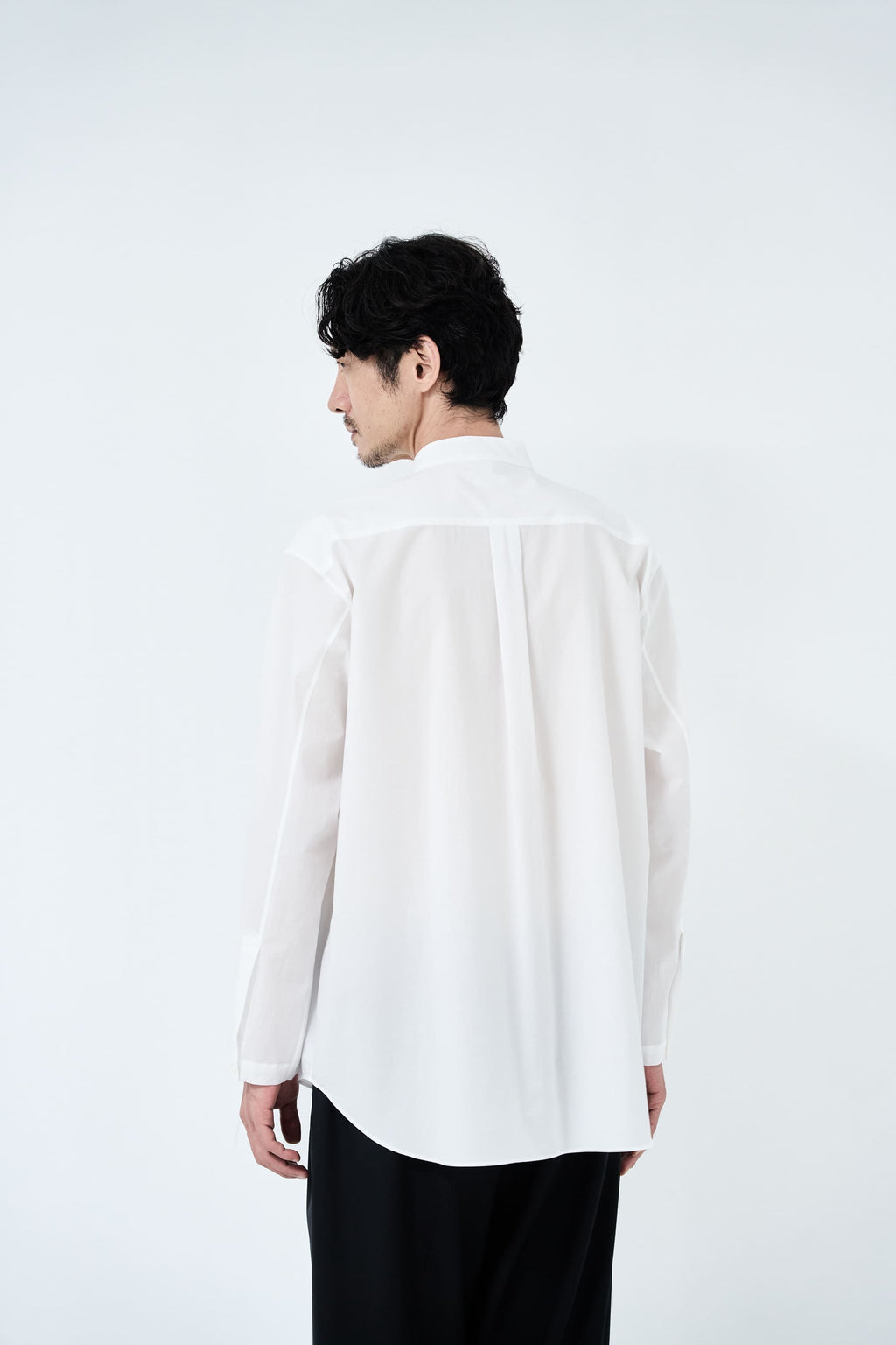 Omi-sarashi cotton shirt_White