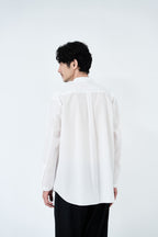Omi-sarashi cotton shirt_White