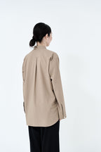 Omi-sarashi cotton shirt_Grage