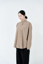 Omi-sarashi cotton shirt_Grage