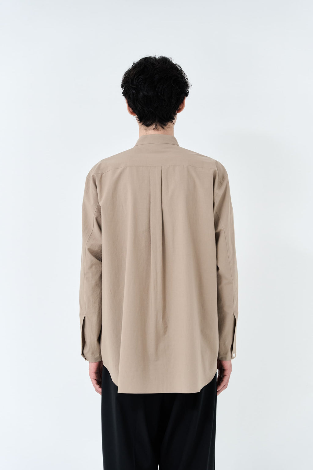 Omi-sarashi cotton shirt_Grage