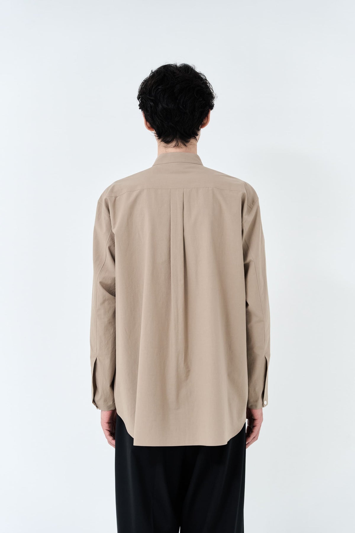 Omi-sarashi cotton shirt_Grage