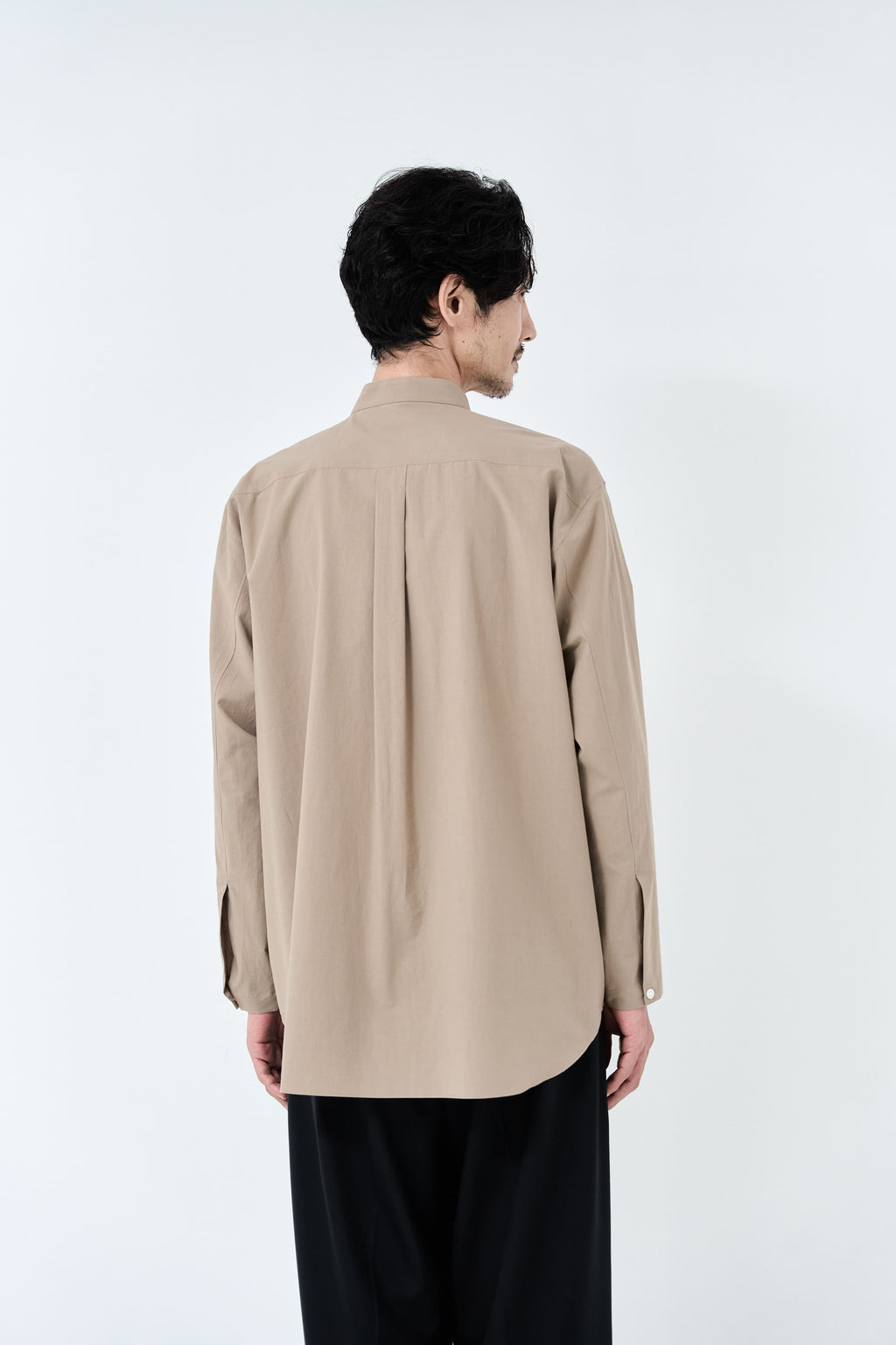 Omi-sarashi cotton shirt_Grage
