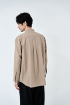 Omi-sarashi cotton shirt_Grage